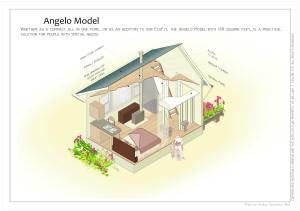 Isometric Angelo prefab home